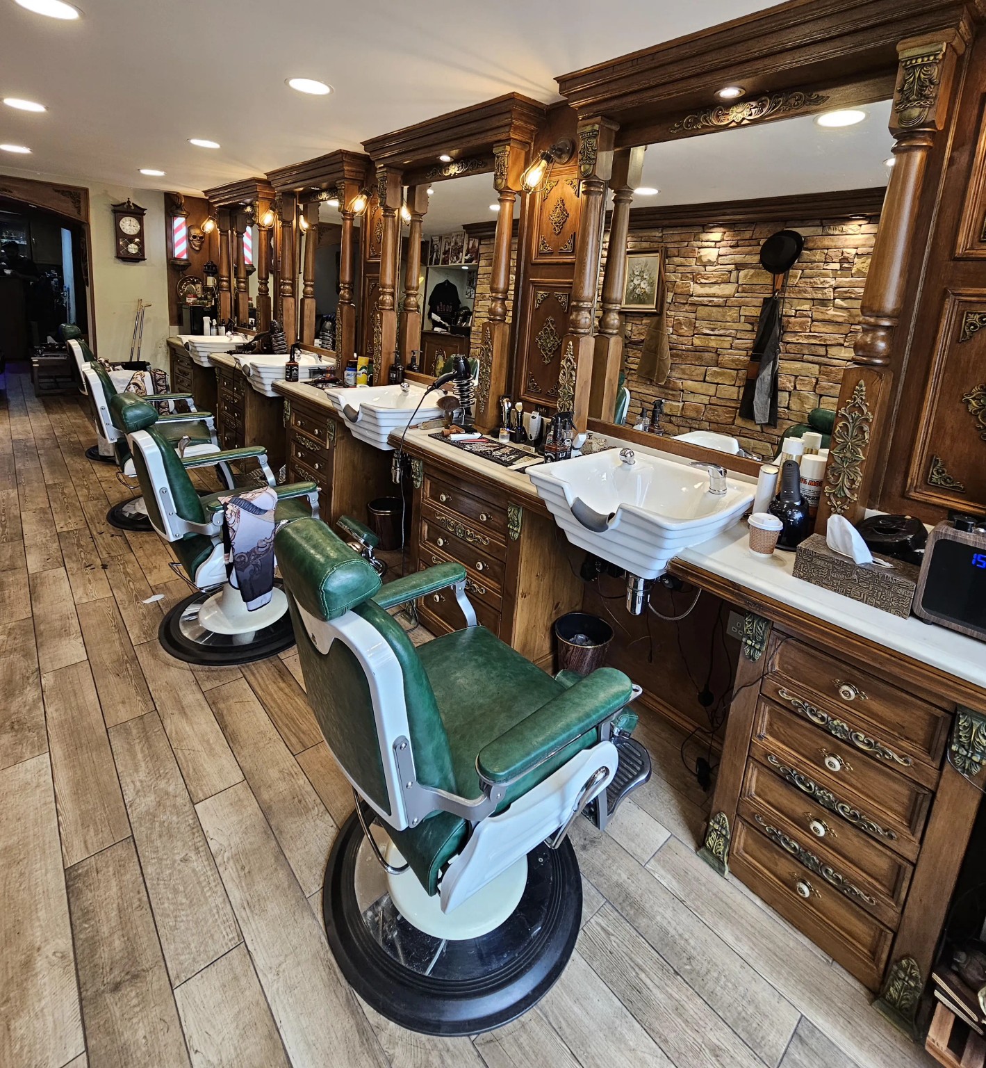 The Baron Grooming Lounge interior